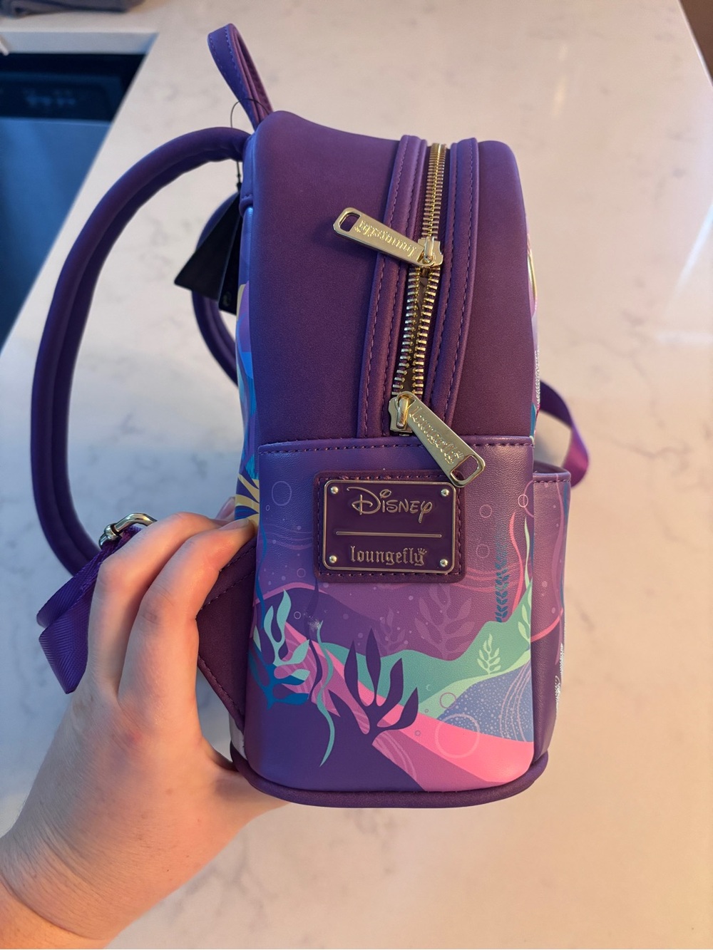 Loungefly Little Mermaid Mini Backpack - Picture 2 of 3